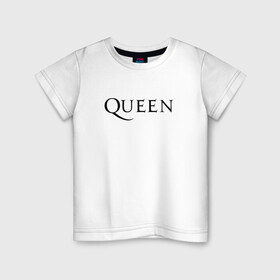 Детская футболка хлопок с принтом QUEEN (НА СПИНЕ) в Екатеринбурге, 100% хлопок | круглый вырез горловины, полуприлегающий силуэт, длина до линии бедер | queen | rock | we will rock you | брайан мэи | группа queen | группа квин | джон дикон | квин | королева | король | роджер тейлор | рок | фредди меркьюри