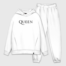 Мужской костюм хлопок OVERSIZE с принтом QUEEN (НА СПИНЕ) в Екатеринбурге,  |  | queen | rock | we will rock you | брайан мэи | группа queen | группа квин | джон дикон | квин | королева | король | роджер тейлор | рок | фредди меркьюри