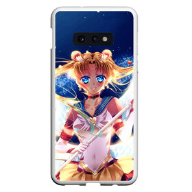 Чехол для Samsung S10E с принтом SAILOR MOON в Екатеринбурге, Силикон | Область печати: задняя сторона чехла, без боковых панелей | anime | japan | manga | sailor moon | аниме | девочка | девушка | лунная призма | манга | сейлор мун | сэйлор мун | япония