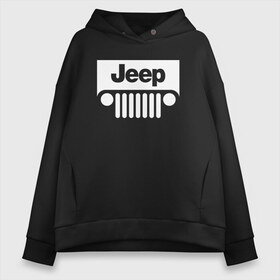 Женское худи Oversize хлопок с принтом Jeep в Екатеринбурге, френч-терри — 70% хлопок, 30% полиэстер. Мягкий теплый начес внутри —100% хлопок | боковые карманы, эластичные манжеты и нижняя кромка, капюшон на магнитной кнопке | 4на4 | auto | baja | jeep | offroad | trofi | авто | автомобиль | ам | баха | бездорожье | внедорожник | джип | джипинг | джиппинг | машина | машины | оффроад | полный привод