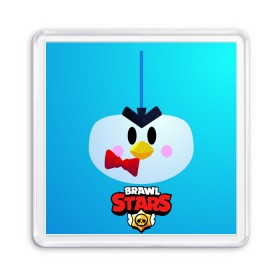 Магнит 55*55 с принтом Brawl Stars Penguin в Екатеринбурге, Пластик | Размер: 65*65 мм; Размер печати: 55*55 мм | penguin | pengvin | pingvin | пенгвин | пингвин