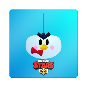 Магнит виниловый Квадрат с принтом Brawl Stars Penguin в Екатеринбурге, полимерный материал с магнитным слоем | размер 9*9 см, закругленные углы | penguin | pengvin | pingvin | пенгвин | пингвин