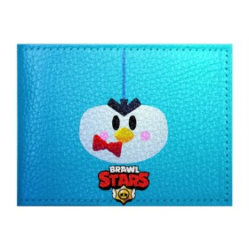 Обложка для студенческого билета с принтом Brawl Stars Penguin в Екатеринбурге, натуральная кожа | Размер: 11*8 см; Печать на всей внешней стороне | penguin | pengvin | pingvin | пенгвин | пингвин