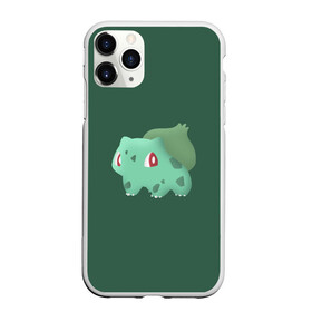 Чехол для iPhone 11 Pro Max матовый с принтом Pokemon Bulbasaur в Екатеринбурге, Силикон |  | Тематика изображения на принте: pokemon | аниме | покемон | снорлакс