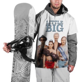 Накидка на куртку 3D с принтом Little Big в Екатеринбурге, 100% полиэстер |  | little big | евровидение | илья прускин