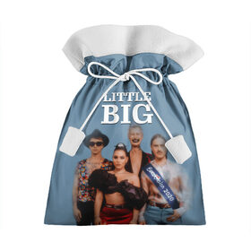 Подарочный 3D мешок с принтом Little Big в Екатеринбурге, 100% полиэстер | Размер: 29*39 см | Тематика изображения на принте: little big | евровидение | илья прускин