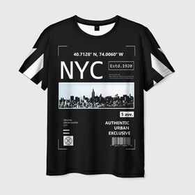 Мужская футболка 3D с принтом New-York Strips в Екатеринбурге, 100% полиэфир | прямой крой, круглый вырез горловины, длина до линии бедер | fashion | hypebeast | off | off white | streetwear | virgil abloh | white | вайт | итальянский | мода | офф | офф вайт | стаил | стритвир | уличный | урбан