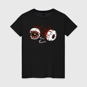 Женская футболка хлопок с принтом Terraria в Екатеринбурге, 100% хлопок | прямой крой, круглый вырез горловины, длина до линии бедер, слегка спущенное плечо | brain of cthulhu | eater of worlds | eye of cthulhu | game | king slime | moon lord | queen bee | skeletron | terka | terra | terraria | the twin | twins | игры | майнкрафт | терария | терка | террария