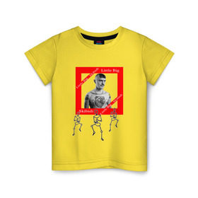 Детская футболка хлопок с принтом Little Big в Екатеринбурге, 100% хлопок | круглый вырез горловины, полуприлегающий силуэт, длина до линии бедер | 2020 | big | little | бузова | евровиденье | спасибо | танцевальная | что