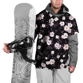 Накидка на куртку 3D с принтом САКУРА | SAKURA в Екатеринбурге, 100% полиэстер |  | Тематика изображения на принте: chery | flowers | japan | sakura | вишня | растения | сакура | цветы | цветы сакуры | япония