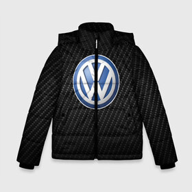 Зимняя куртка для мальчиков 3D с принтом Volkswagen Logo в Екатеринбурге, ткань верха — 100% полиэстер; подклад — 100% полиэстер, утеплитель — 100% полиэстер | длина ниже бедра, удлиненная спинка, воротник стойка и отстегивающийся капюшон. Есть боковые карманы с листочкой на кнопках, утяжки по низу изделия и внутренний карман на молнии. 

Предусмотрены светоотражающий принт на спинке, радужный светоотражающий элемент на пуллере молнии и на резинке для утяжки | Тематика изображения на принте: amarok | arteon | caravelle | golf | polo | scirocco | teramont | tiguan | to | touareg | transporter | volkswagen | vw | авто | автомобиль | ам | бренд | карбон | машина | машины | народный автомобиль | фольксваген