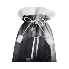 Подарочный 3D мешок с принтом Роберт Паттинсон в Екатеринбурге, 100% полиэстер | Размер: 29*39 см | Тематика изображения на принте: batman | robert pattinson | the batman | twilight | бэтмен | роберт паттинсон | сумерки