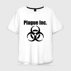 Мужская футболка хлопок Oversize с принтом PLAGUE INC - (КОРОНАВИРУС). в Екатеринбурге, 100% хлопок | свободный крой, круглый ворот, “спинка” длиннее передней части | coronavirus | plague inc | plague inc: evolved | вирус в китае | кнр | коронавирус | плагуе инк | плагуе инк: эволвед | эпидемия