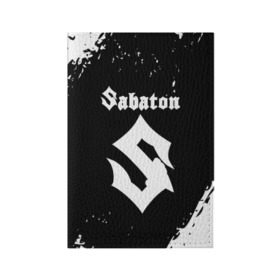 Обложка для паспорта матовая кожа с принтом SABATON в Екатеринбурге, натуральная матовая кожа | размер 19,3 х 13,7 см; прозрачные пластиковые крепления | Тематика изображения на принте: sabaton | skull | даниель муллбак | йоаким броден | крис рёланд | оскар монтелиус | пэр сундстрём | рикард сунден | сабатон | скелет | тоббе энглунд | томми юханссон | ханнес ван дал | черепа