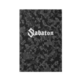 Обложка для паспорта матовая кожа с принтом SABATON в Екатеринбурге, натуральная матовая кожа | размер 19,3 х 13,7 см; прозрачные пластиковые крепления | Тематика изображения на принте: sabaton | skull | даниель муллбак | йоаким броден | крис рёланд | оскар монтелиус | пэр сундстрём | рикард сунден | сабатон | скелет | тоббе энглунд | томми юханссон | ханнес ван дал | черепа