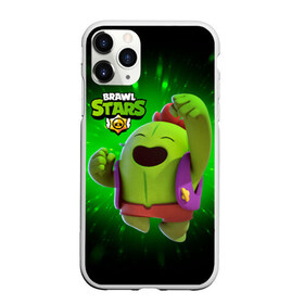 Чехол для iPhone 11 Pro матовый с принтом Brawn Stars Spike в Екатеринбурге, Силикон |  | brawl | brawl stars | brawlstars | brawl_stars | jessie | poco | бравл | бравлстарс | поко