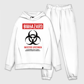 Мужской костюм хлопок OVERSIZE с принтом Biohazard в Екатеринбурге,  |  | 2019 ncov | biohazard | coronavirus | covid 19 | quarantine | болезнь | вирус | карантин | коронавирус | коронавирусная инфекция | эпидемия