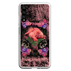 Чехол для Honor 20 с принтом Deftones в Екатеринбурге, Силикон | Область печати: задняя сторона чехла, без боковых панелей | Тематика изображения на принте: chi cheng | chino moreno | deftones | dia de los | diamond eye | дефтонс | серхио вега | стивен карпентер | фрэнк делгадо | чи ченг | чино морено | эйб каннингем