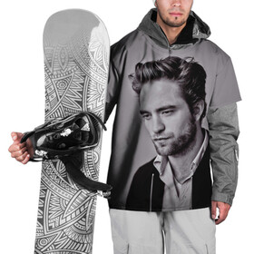 Накидка на куртку 3D с принтом Роберт в Екатеринбурге, 100% полиэстер |  | Тематика изображения на принте: batman | robert pattinson | the batman | twilight | бэтмен | роберт паттинсон | сумерки