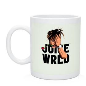 Кружка с принтом Juice WRLD. в Екатеринбурге, керамика | объем — 330 мл, диаметр — 80 мм. Принт наносится на бока кружки, можно сделать два разных изображения | Тематика изображения на принте: eminem | godzilla | juice wrld | rap | американский рэпер | годзила | зарубежный реп | маршалл брюс мэтерс | музыка | реп | рэпер | эминем