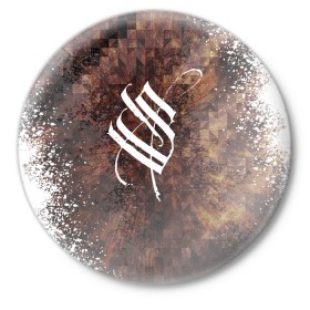 Значок с принтом Stigmata в Екатеринбурге,  металл | круглая форма, металлическая застежка в виде булавки | music | rock | stigmata | альтернатива | музыка | рок | стигмата | тарас уманский