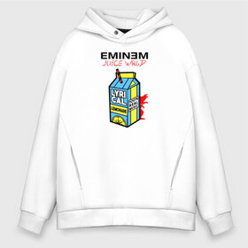 Мужское худи Oversize хлопок с принтом Eminem Juice WRLD Godzilla в Екатеринбурге, френч-терри — 70% хлопок, 30% полиэстер. Мягкий теплый начес внутри —100% хлопок | боковые карманы, эластичные манжеты и нижняя кромка, капюшон на магнитной кнопке | 100 сок | eminem | godzilla | juice | juice wrld | logo | music | rap | альбом | годзилла | джус | джюс | лейбл | лирика | лирический | лого | логотип | рэп | сок | трубочка | эминем