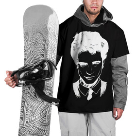 Накидка на куртку 3D с принтом РОБЕРТ ПАТТИНСОН в Екатеринбурге, 100% полиэстер |  | Тематика изображения на принте: batman | robert pattinson | the batman | twilight | бэтмен | роберт паттинсон | сумерки