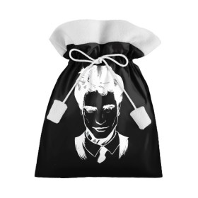Подарочный 3D мешок с принтом РОБЕРТ ПАТТИНСОН в Екатеринбурге, 100% полиэстер | Размер: 29*39 см | batman | robert pattinson | the batman | twilight | бэтмен | роберт паттинсон | сумерки