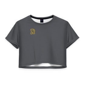 Женская футболка Crop-top 3D с принтом RIVERDALE в Екатеринбурге, 100% полиэстер | круглая горловина, длина футболки до линии талии, рукава с отворотами | archie | go bulldogs | jughead | pop s | riverdale | vdgerir
