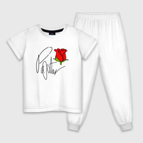 Детская пижама хлопок с принтом PAYTON MOORMEIER (НА СПИНЕ) в Екатеринбурге, 100% хлопок |  брюки и футболка прямого кроя, без карманов, на брюках мягкая резинка на поясе и по низу штанин
 | flower | payton moormeier | roses | tiktok | блогер | пейтон | пейтон моормиер | розы | тикток | тиктокер | цветы | ютубер