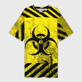 Платье-футболка 3D с принтом nCoV. в Екатеринбурге,  |  | 2019 ncov | covid 19 | вирус | вирус 2020 | знаки биологической опасности | коронавирус | коронавирус 2020 | медицинские маски