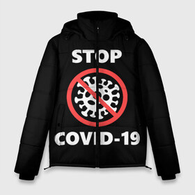 Мужская зимняя куртка 3D с принтом STOP COVID-19 (коронавирус) в Екатеринбурге, верх — 100% полиэстер; подкладка — 100% полиэстер; утеплитель — 100% полиэстер | длина ниже бедра, свободный силуэт Оверсайз. Есть воротник-стойка, отстегивающийся капюшон и ветрозащитная планка. 

Боковые карманы с листочкой на кнопках и внутренний карман на молнии. | Тематика изображения на принте: 2019 | biohazard | china | coronavirus | covid 19 | inc | medicine | ncov | ncov19 | ncov2019 | plague | survivor | virus | warning | вирус | китай | коронавирус | медик | медицина