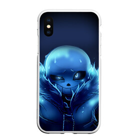 Чехол для iPhone XS Max матовый с принтом UNDERTALE в Екатеринбурге, Силикон | Область печати: задняя сторона чехла, без боковых панелей | asriel dreemurr | chara | frisk | gaster blaster | sans | undertale | азриэль дримурр | андертейл | гастер | меттатон | санс | фриск | чара