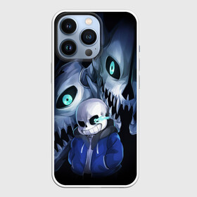 Чехол для iPhone 13 Pro с принтом UNDERTALE | АНДЕРТЕЙЛ (Z) в Екатеринбурге,  |  | asriel dreemurr | chara | frisk | gaster blaster | sans | undertale | азриэль дримурр | андертейл | гастер | меттатон | санс | фриск | чара