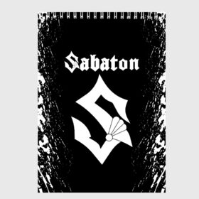 Скетчбук с принтом SABATON в Екатеринбурге, 100% бумага
 | 48 листов, плотность листов — 100 г/м2, плотность картонной обложки — 250 г/м2. Листы скреплены сверху удобной пружинной спиралью | sabaton | даниель муллбак | йоаким броден | крис рёланд | оскар монтелиус | пэр сундстрём | рикард сунден | сабатон | тоббе энглунд | томми юханссон | ханнес ван дал