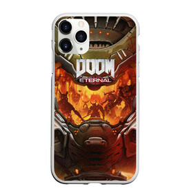 Чехол для iPhone 11 Pro Max матовый с принтом DOOM ETERNAL в Екатеринбурге, Силикон |  | demons | devil | doom | doom eternal | doom slayer | hell | slayer | ад | демоны | дум