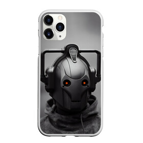 Чехол для iPhone 11 Pro Max матовый с принтом CYBERMAN в Екатеринбурге, Силикон |  | Тематика изображения на принте: david tennant | doctor who | jodie whittaker | matt smith | space | tardis | time | время | девид теннант | джоди уиттакер | доктор | доктор кто | космос | мэтт смит | тардис