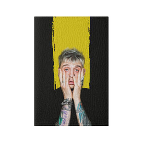 Обложка для паспорта матовая кожа с принтом Colson Baker Machine Gun Kelly в Екатеринбурге, натуральная матовая кожа | размер 19,3 х 13,7 см; прозрачные пластиковые крепления | colson baker | machine gun kelly | mgk | rap. рэп рок | колсон бэйкер | реп | репер | рэп