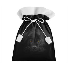 Подарочный 3D мешок с принтом Пантера в Екатеринбурге, 100% полиэстер | Размер: 29*39 см | Тематика изображения на принте: animal | animals | beast | black | cat | kitten | phanter | животное | животные | зверек | зверь | кот | котики | кошка | кошки | пантера | черная