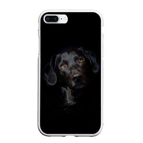 Чехол для iPhone 7Plus/8 Plus матовый с принтом Пес в Екатеринбурге, Силикон | Область печати: задняя сторона чехла, без боковых панелей | animal | animals | beast | dog | dogs | friend | kitten | друг | животное | животные | зверь | кутенок | пес | псы | собака | собаки