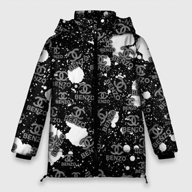 Женская зимняя куртка 3D с принтом Benzo Gang - Big Baby Tape в Екатеринбурге, верх — 100% полиэстер; подкладка — 100% полиэстер; утеплитель — 100% полиэстер | длина ниже бедра, силуэт Оверсайз. Есть воротник-стойка, отстегивающийся капюшон и ветрозащитная планка. 

Боковые карманы с листочкой на кнопках и внутренний карман на молнии | baby | big | dj tape | dragonborn | freestyle | hoodrich tales | music | tape | wow tv | биг бейби | егор | клип | музыка | олегович | ракитин | тейп