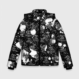 Зимняя куртка для мальчиков 3D с принтом Benzo Gang - Big Baby Tape в Екатеринбурге, ткань верха — 100% полиэстер; подклад — 100% полиэстер, утеплитель — 100% полиэстер | длина ниже бедра, удлиненная спинка, воротник стойка и отстегивающийся капюшон. Есть боковые карманы с листочкой на кнопках, утяжки по низу изделия и внутренний карман на молнии. 

Предусмотрены светоотражающий принт на спинке, радужный светоотражающий элемент на пуллере молнии и на резинке для утяжки | Тематика изображения на принте: baby | big | dj tape | dragonborn | freestyle | hoodrich tales | music | tape | wow tv | биг бейби | егор | клип | музыка | олегович | ракитин | тейп