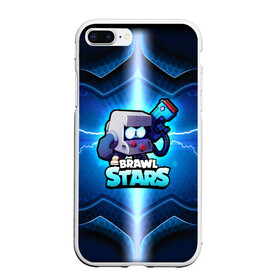 Чехол для iPhone 7Plus/8 Plus матовый с принтом BrawlStars (Oko) в Екатеринбурге, Силикон | Область печати: задняя сторона чехла, без боковых панелей | 8 | bit | brawl | brawlstars | bs | oko | stars | virus | бит | бравл | бравлеры | бравлстарс | бравлы | браво | бровл | броул | броулбол | бс | вирус | герои | игра | кроу | лайн | леон | мультик | образ | око | персонаж | скины