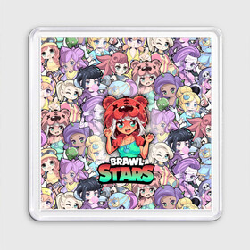 Магнит 55*55 с принтом BrawlStars Girls (Oko) в Екатеринбурге, Пластик | Размер: 65*65 мм; Размер печати: 55*55 мм | Тематика изображения на принте: 8 | bit | brawl | brawlstars | bs | girls | nita | oko | stars | virus | бит | бравл | бравлеры | бравлстарс | бравлы | браво | бровл | броул | броулбол | бс | вирус | герои | девочки | игра | медведь | мультик | нита | образ | око | персо