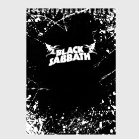 Скетчбук с принтом Black Sabbath в Екатеринбурге, 100% бумага
 | 48 листов, плотность листов — 100 г/м2, плотность картонной обложки — 250 г/м2. Листы скреплены сверху удобной пружинной спиралью | black | black sabath | black sabbath | hard rock | heavy metal | ozzy | sabath | блэк сабат | группы | метал | музыка | оззи | оззи осборн | ози | осборн | рок | хард рок | хэви метал