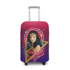 Чехол для чемодана 3D с принтом Wonder Woman в Екатеринбурге, 86% полиэфир, 14% спандекс | двустороннее нанесение принта, прорези для ручек и колес | 1984 | cheetah | dc comics | diana prince | vdkotan | wonder women | ww84 | антиопа | вандер вумен | галь гадот | гепарда | диана принс | стив тревор | чудо женщина