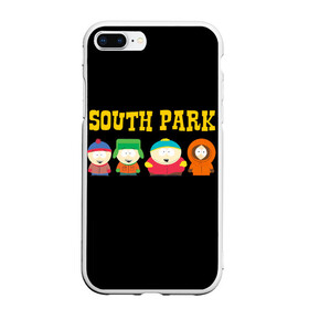 Чехол для iPhone 7Plus/8 Plus матовый с принтом South Park в Екатеринбурге, Силикон | Область печати: задняя сторона чехла, без боковых панелей | south park | американская культура | американский мультсериал | колорадо | пародия | саус парк | саут парк | черный юмор | четыре мальчика | шоу | южный парк