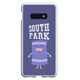 Чехол для Samsung S10E с принтом South Park Полотенчико в Екатеринбурге, Силикон | Область печати: задняя сторона чехла, без боковых панелей | Тематика изображения на принте: south park | баттерс | кайл | кени | кеннет | кенни | мультик | саус парк | стэнли | эрик | южный парк