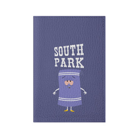 Обложка для паспорта матовая кожа с принтом South Park Полотенчико в Екатеринбурге, натуральная матовая кожа | размер 19,3 х 13,7 см; прозрачные пластиковые крепления | Тематика изображения на принте: south park | баттерс | кайл | кени | кеннет | кенни | мультик | саус парк | стэнли | эрик | южный парк