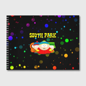Альбом для рисования с принтом South Park в Екатеринбурге, 100% бумага
 | матовая бумага, плотность 200 мг. | Тематика изображения на принте: south park | американская культура | американский мультсериал | колорадо | пародия | саус парк | саут парк | черный юмор | четыре мальчика | шоу | южный парк